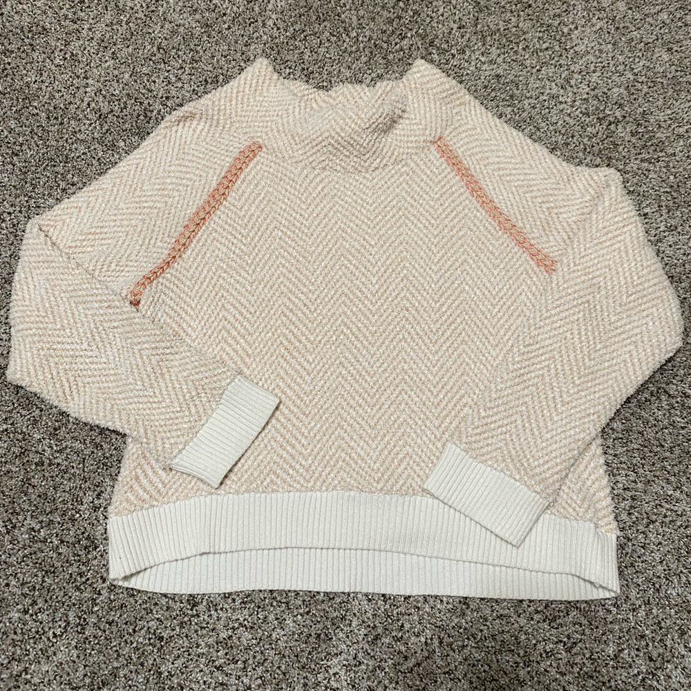 Anthropologie light pink sweater
